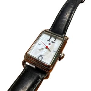 🔥 Women's! Fashion watch! Tommy Hilfiger Rectangle Case!